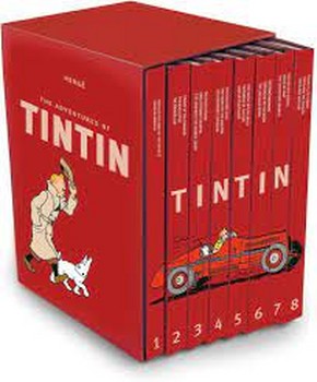 TINTIN ADVENTURES COMP SLIPCAS مرکز فرهنگی آبی شیراز