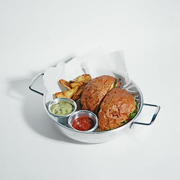 ساندویچ-چیز-برگر-کافه-آبی