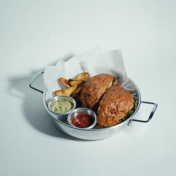 ساندویچ-چیز-برگر-کافه-آبی