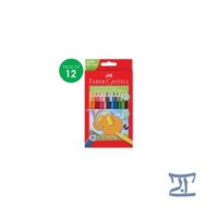 مداد رنگی 12رنگ جامبو طرح فیل جعبه مقوایی/فابرکاستل مرکز فرهنگی آبی شیراز