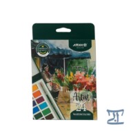 آبرنگ 24 رنگ حرفه ای 5602 آرتیست/آریا 5602 مرکز فرهنگی آبی شیراز